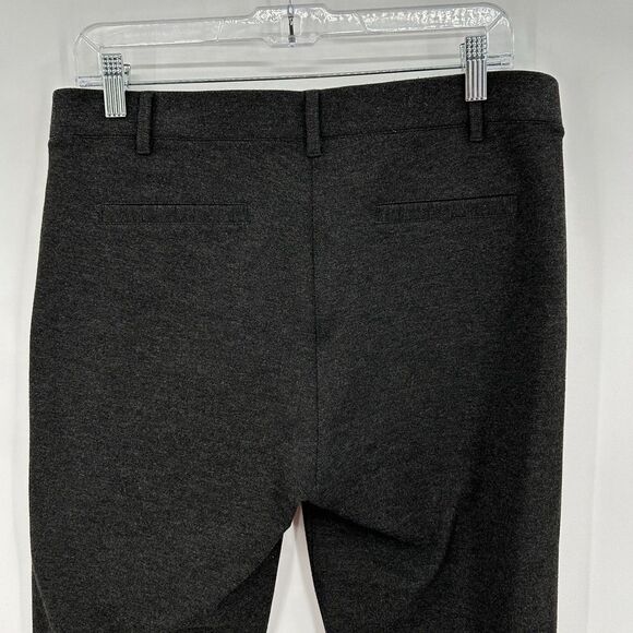 BETABRAND Dark Gray Pull On Stretch Slim Leg Trouser Pants Large Short Petite - Picture 4 of 6